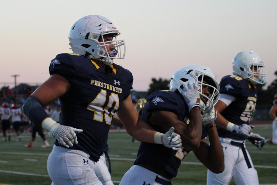 Junior Hudson Lunsford prepares to charge down the field. 