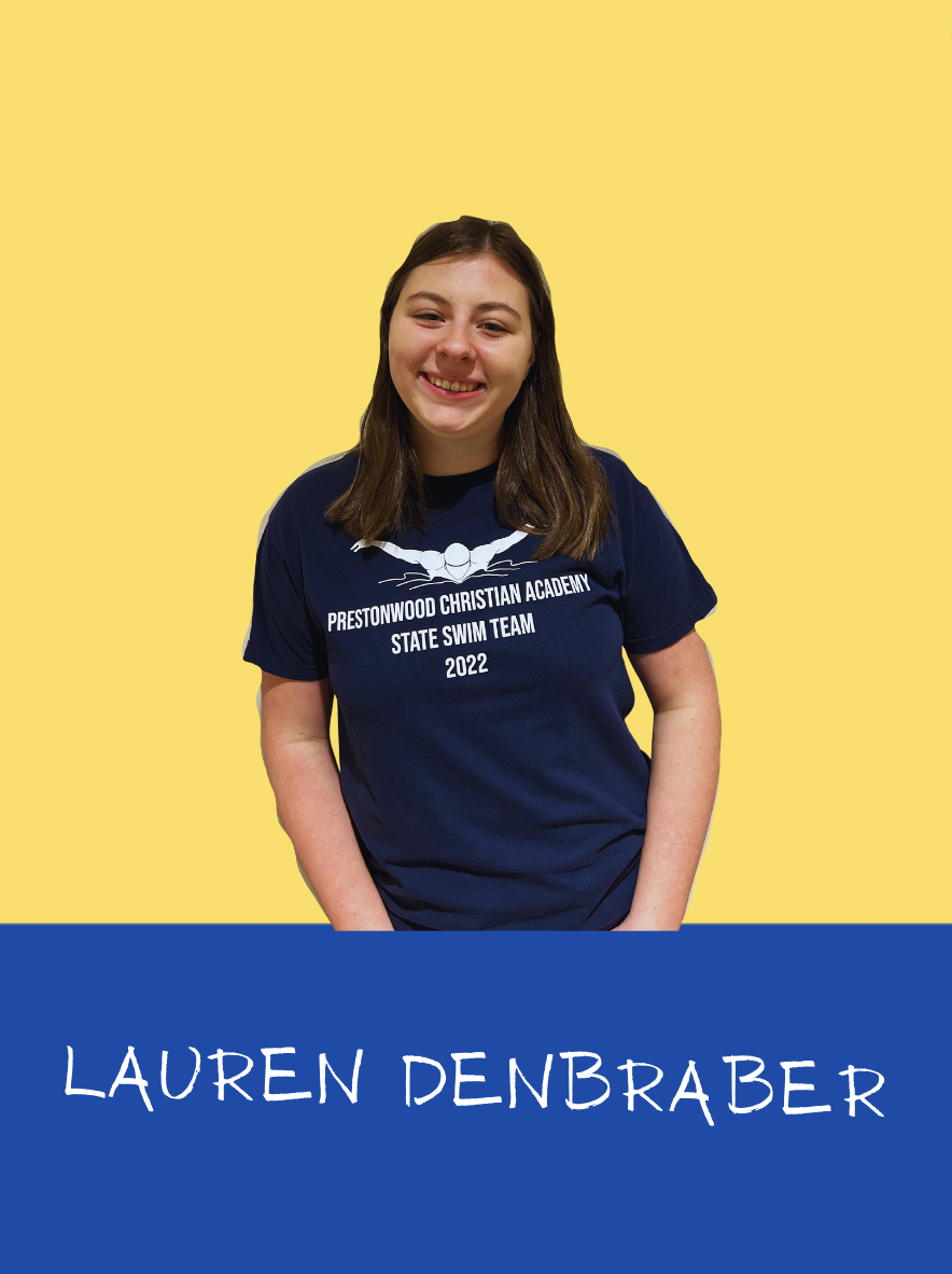 Meet the Player Varsity Swim - Lauren DenBraber