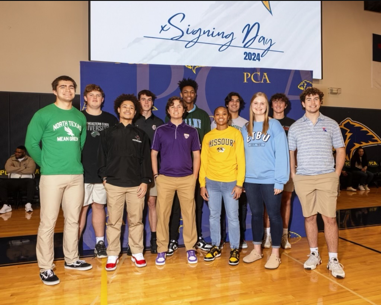 PCA Athletics Celebrates Signing Day with Eleven Student Athletes Committing to Collegiate Careers