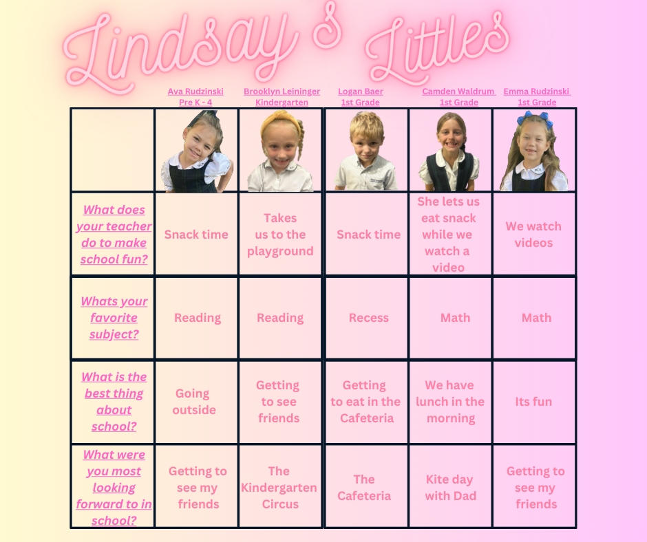Lindsays Littles - Back to School Edition