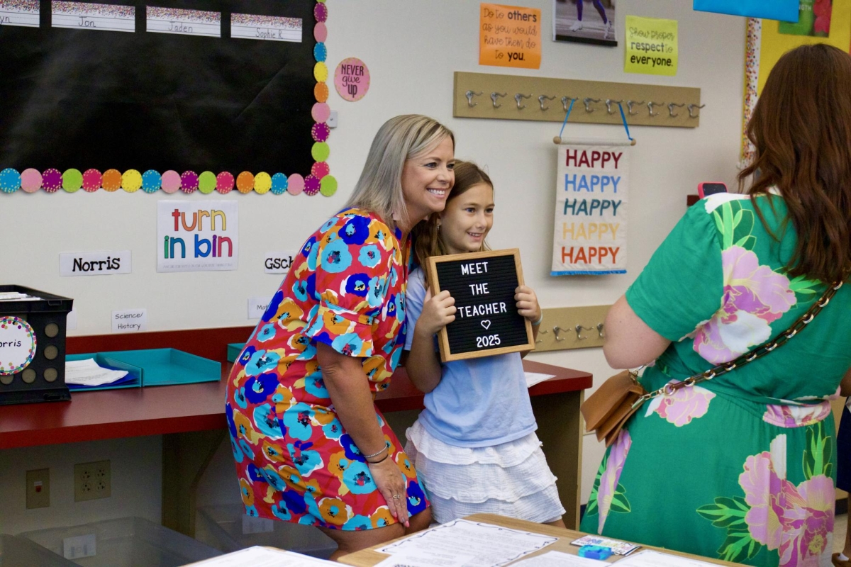 Lower School kicks off Back to School Day by Meeting the Teachers. 