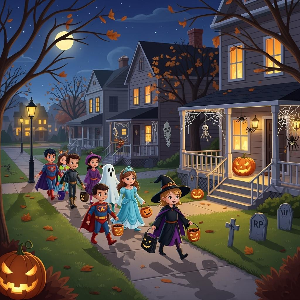 Greatest trick or treat neighborhoods